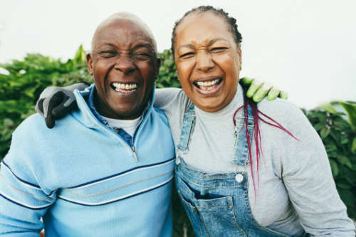happy couple after receiving Medicare Consulting Services in Tampa