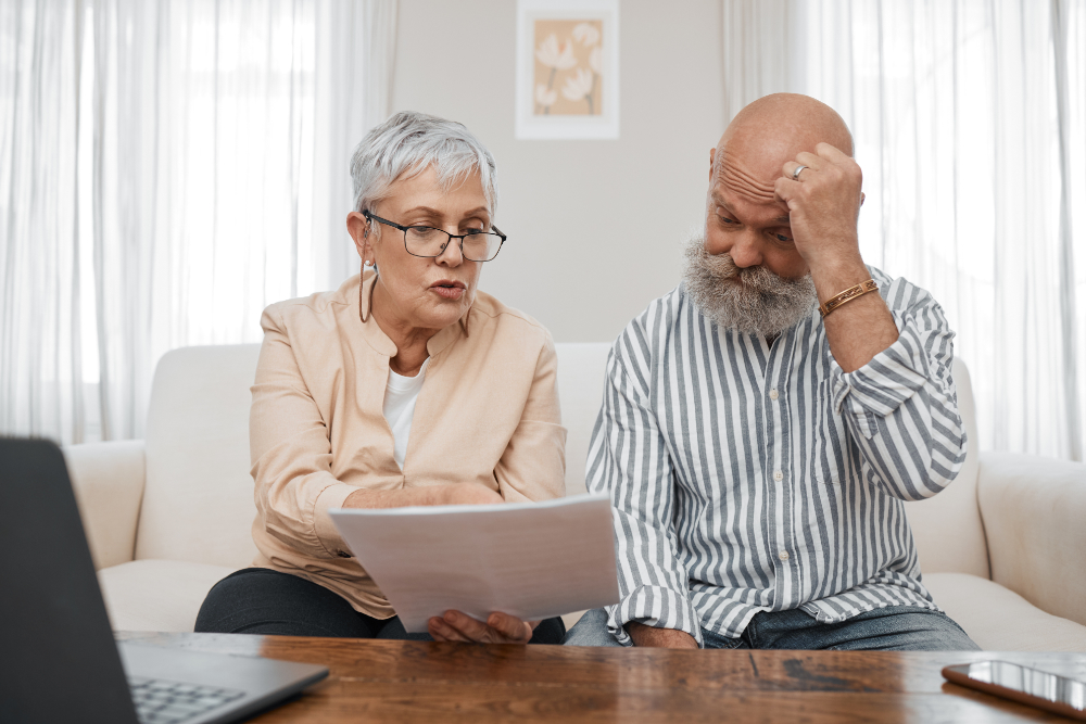 couple going over medicare supplement options in Florida