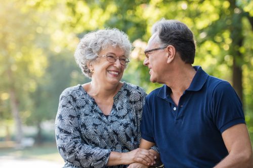 happy couple after finding a medicare insurance agent in Brandon, FL