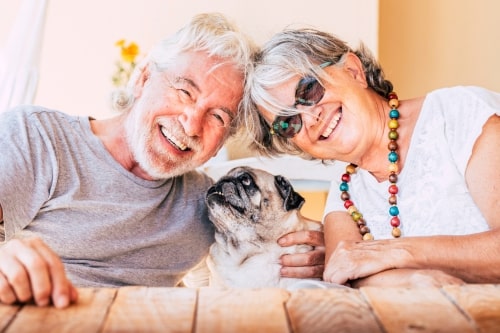 happy couple after finding a medicare insurance agent in Ruskin, FL