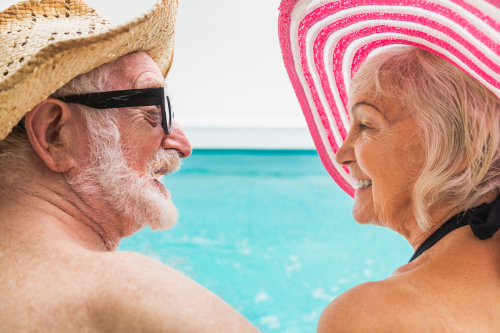 happy couple after finding a medicare insurance agent in Riverview, FL