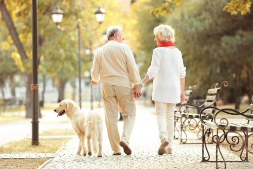 happy couple after finding a medicare insurance agent in Lithia, FL